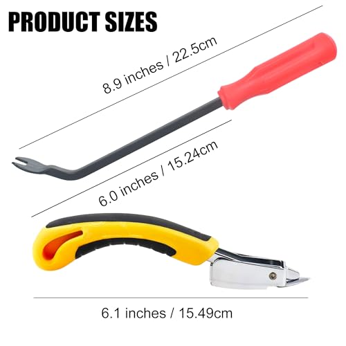 Upholstery Staple Remover, Construction Staple Remover Tool - color: Red