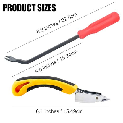 Upholstery Staple Remover, Construction Staple Remover Tool - color: Red