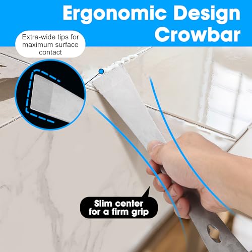 3-In-1 Pry Bar, 10IN Crowbar for Prying, Scraping, Lifting, Pulling