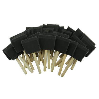 Poly Foam Brushes 3inch 36pcs, High Density Foam Paint Brush - size: 3inch 36pcs