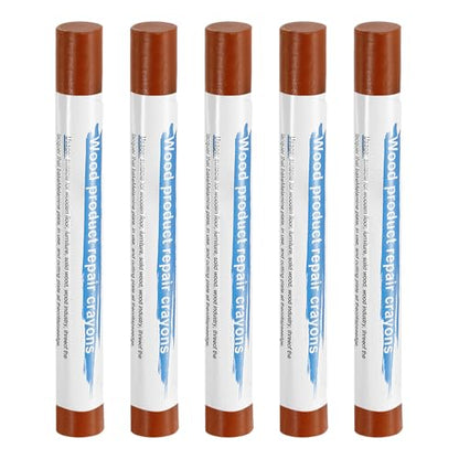 HARFINGTON 5pcs Wood Filler Sticks Wooden Wax Touch Up Furniture Repair Crayons for Scratch Hole Wood, Rosewood A - color: Rosewood a