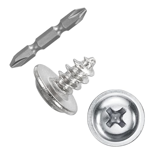 100pcs M2.3x4 Self Tapping Screws Carbon Steel Screws Silver - size: M2.3x4