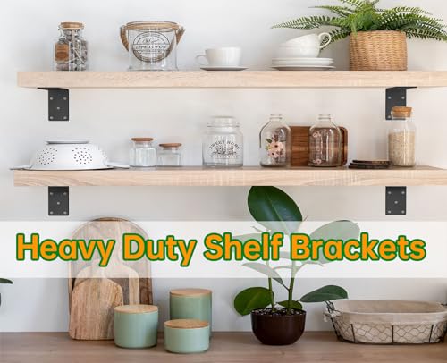 5x5x2.5“ Heavy Duty L Brackets , 4mm Thick Angle Bracket (8PCS) - size: 8 Pack