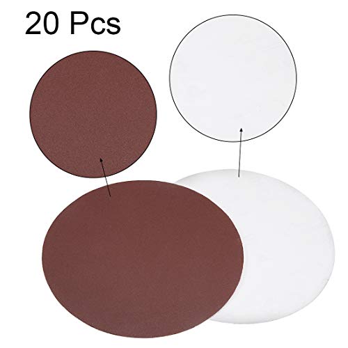 uxcell 6" PSA Sanding Discs 240 Grits Self Stick Aluminum Oxide Sandpaper for Random Orbital Sander Wood Metal Dry Polishing 20pcs - style: 240 Grit