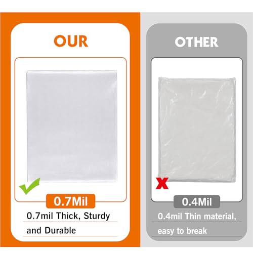 ROLLINGDOG 3 Pack Plastic Drop Cloths 12' x 9' - color: 3 pc