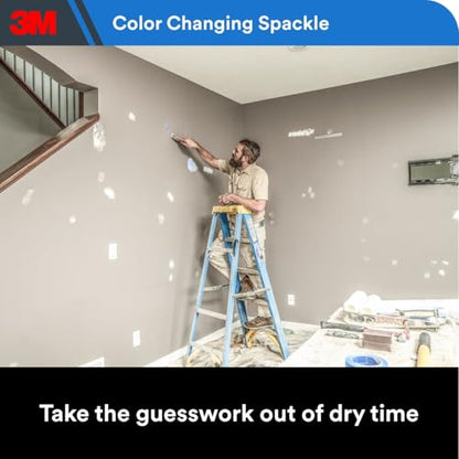 3M High Strength Color Changing Spackling Compound, 8 oz Tub, 2 Pack – Blue-to-White Drying Formula, Fast-Drying, No Shrink, Primer-Enhanced, Interior and Exterior Wall Repair, Easy Application - style: 2-Pack