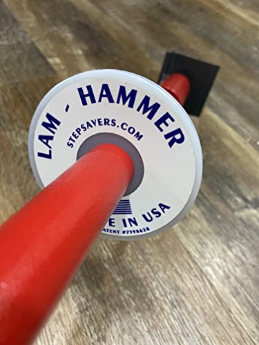 USA Made Stepsaver Professional Floor Installation Tool Lam-Hammer. No more pry or pull bars while preventing wall and floor damage. Must-have tool for engineered floor installation.