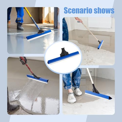 2 Pack 16 Inches Epoxy Floor Squeegees Notched Squeegee for Self Leveling Cement Urethane Epoxy Floor Tools - size: 16 Inches