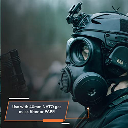 MIRA Safety Full Face Respirator Mask - CBRN Gas Mask, Chemical Respirator (CM-7M) - size: Medium