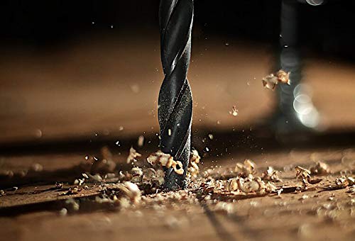 15mm(19/32-Inch) Reduced Shank Drill Bit, 1/2” Shank High Speed Steel Twist Drill Bit HSS-9341 for Aluminum Plate Copper Wood Stainless Steel - size: 15mm