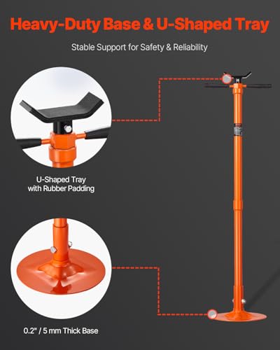 VEVOR Underhoist Support Stand 3/4 Ton Capacity Under Hoist Jack Stand