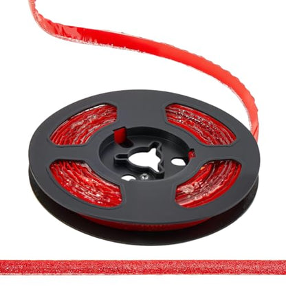 GORGECRAFT 9.84 Feet x 0.31 Inch Glitter Bathroom Caulk Ceiling Molding Peel and Stick Flexible Wall Trim Waterproof Self Adhesive Caulking Tape Sealant Strip Border for Bathroom Kitchen Stove Toilet - color: Cerise