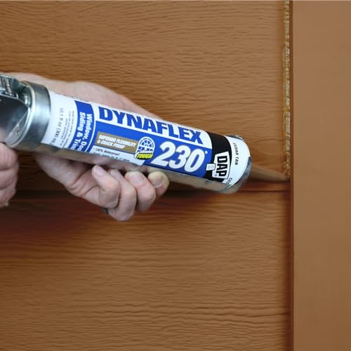 DAP Dynaflex 230 Premium Elastomeric Sealant, Cedar Tan, 10.1 Oz (7079818412) (Pack of 6) - size: 10.1 oz (Pack of 6)