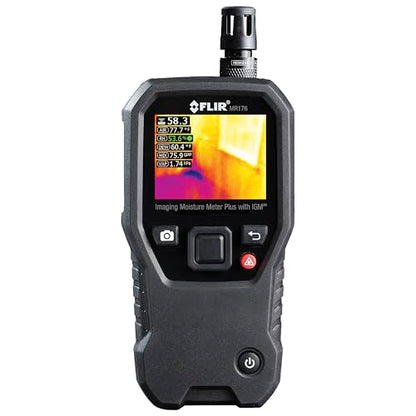 FLIR MR176 - Thermal Imaging Moisture Meter - with IGM (Infrared Guided Measurement), Replaceable Hygrometer, Pin and Pinless - style: MR176