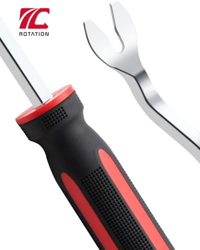 ROTATION Auto Trim Panel Car Door Upholstery Removal Tool - color: Red-U tip