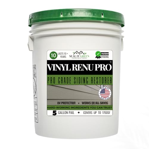 Vinyl Renu Premium Siding Restorer Revive all siding 5 Gallon Pro Pail - size: 640.1 Fl Oz (Pack of 1)