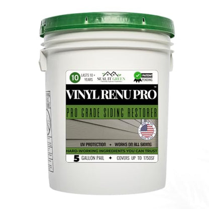 Vinyl Renu Premium Siding Restorer Revive all siding 5 Gallon Pro Pail - size: 640.1 Fl Oz (Pack of 1)