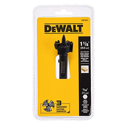DEWALT Drill Bit, Self Feed, 1-1/8 Inch (DW1631)