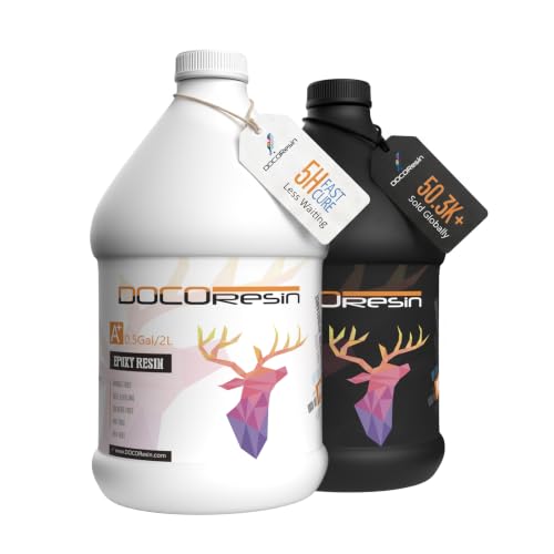5H Fast Cure Epoxy Resin 1 Gallon - Food Safe & Crystal Clear for Pros