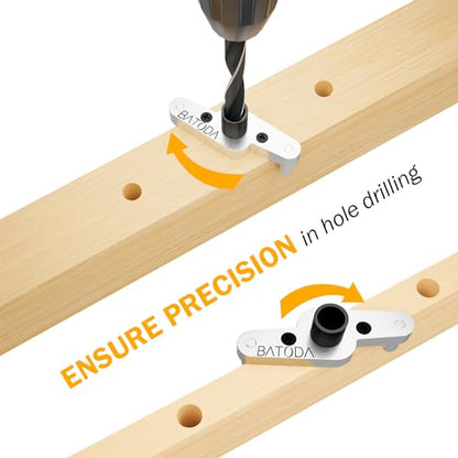 BATODA Dowel Jig Kit for Floating Shelf Bracket, 1/2" Drill Bit Included