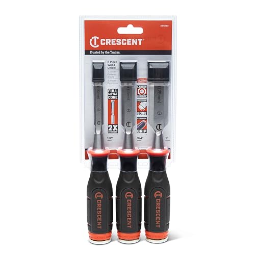 Crescent 3 Piece Wood, 1/2", 3/4", 1" Chisel - CWCHS3 - style: 3 Piece