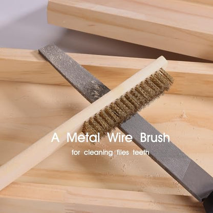 REXBETI 25Pcs Metal File Set, Tool Sharpening, Woodworking, Finishing File - style: 25PCS