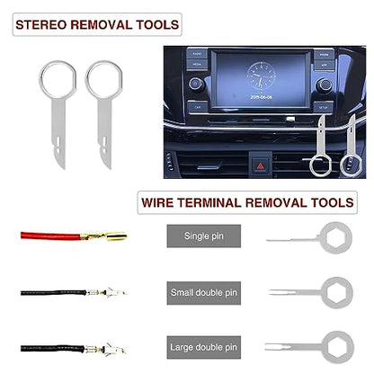 Nilight 19Pcs Trim Removal Tool Set with Storage Bag - color: Black, size: 19Pcs