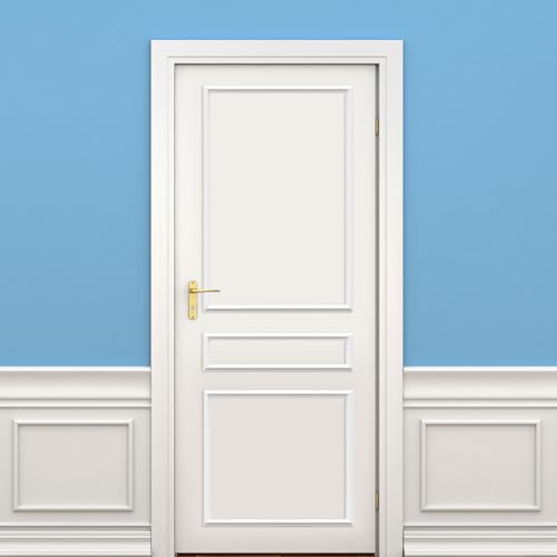 Colingmill 1 Set Peel and Stick Door Moulding, Chic, 22"x35"+22"x6"+22"x20" - color: Chic, size: 22"x35"+22"x6"+22"x20"