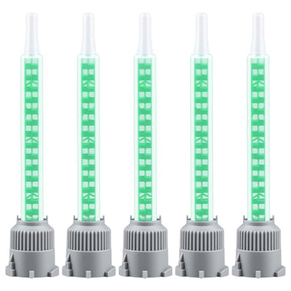 25 Pieces Epoxy Adhesive Mixing Nozzle Tip Static Mixing Nozzle Resin Mixer Adhesive Gun for AB Two-Component Cartridges 50ml/3.6in(1:1/1:2Ratio)