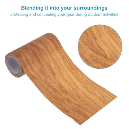 PATIKIL Wood Grain Repair Tape 4" x15ft Self Adhesive Wheat Maple - color: Wheat Maple, size: 4"x15ft