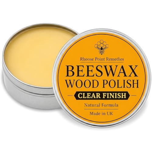 Premium Natural Beeswax Polish for Wood & Furniture, Food Safe - 7 Fl Oz - size: 7.0 fl oz - Large Tin