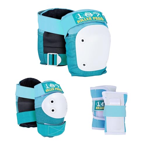 187 Killer Pads Six Pack Pad Set - color: Teal, size: X-Large
