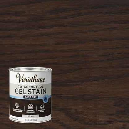 Varathane Total Control Gel Stain - color: Kona, size: Quart (Pack of 2)