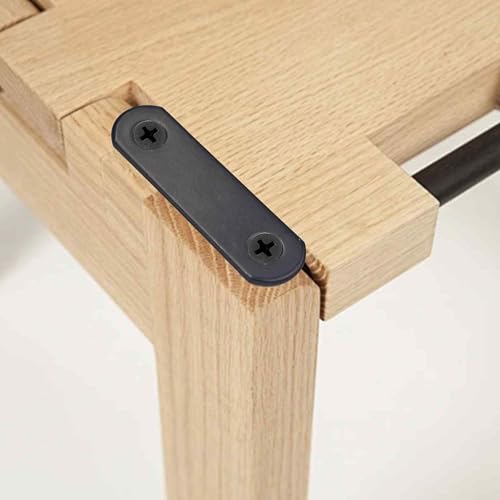 16Pcs Stainless Steel Flat Straight Brace Mending Joining Repair Plates Bracket with Screws for Wood Board Bed Frame Furniture (2.2" x 0.6") - size: 2.2" x 0.6"