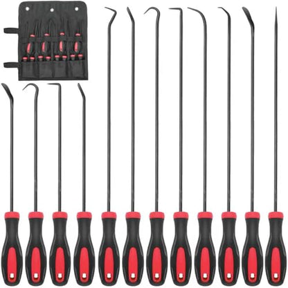 Keze 12 Pcs Pick and Hook Tool Set - color: Black-12 Hook and Pick Set