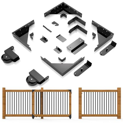 Sliding Gate Hardware Kit, Sliding Deck Gate Kit, Anti Sag Gate Kit