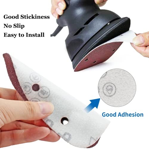 Mouse Detail Sander Sandpaper, 240 Grit, 25 Pcs - size: 240 Grit - 25 Pcs