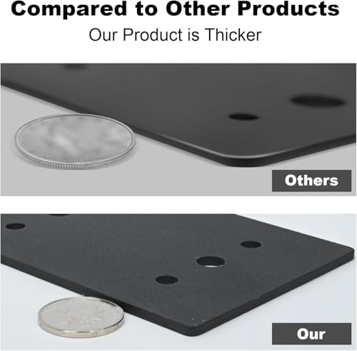 2pcs 24"x13.5" Gable Plate Black, 12:12 Pitch