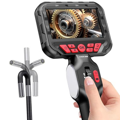 Articulating Borescope 6.2mm Endoscope Inspection Camera with Light - size: 6.2mm Articulating Borescope