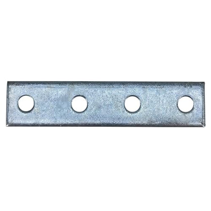 4 Hole Flat Straight Bracket for 1/2" Bolt in 1-5/8" Strut Channel, 6 Pack - size: 4 Hole Flat Plate