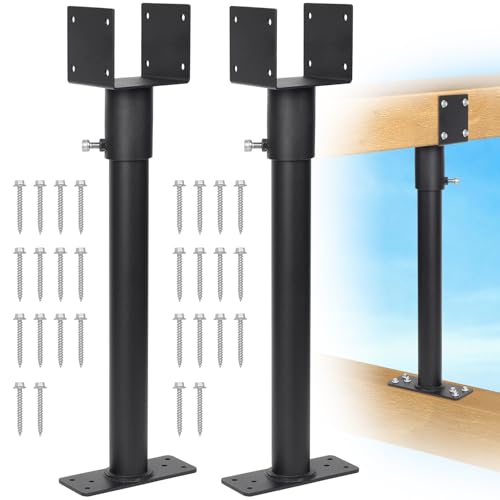2 Pack 304 SS 3.6" Heavy Duty Saddle Roof Riser 18-1/4" High - color: Set 2