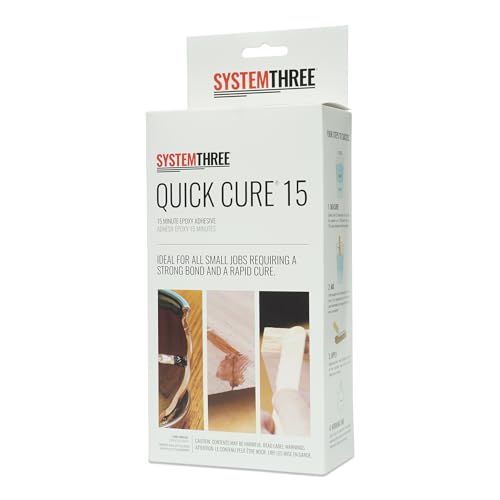 System Three Quick Cure 15 Epoxy Adhesive, 1 Pt Bottle Kit, Amber - size: 1 Pint