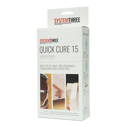 System Three Quick Cure 15 Epoxy Adhesive, 1 Pt Bottle Kit, Amber - size: 1 Pint