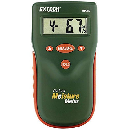Extech MO280 Pinless Moisture Meter, 10 Wood Types, 0.75 in Depth - style: MO280