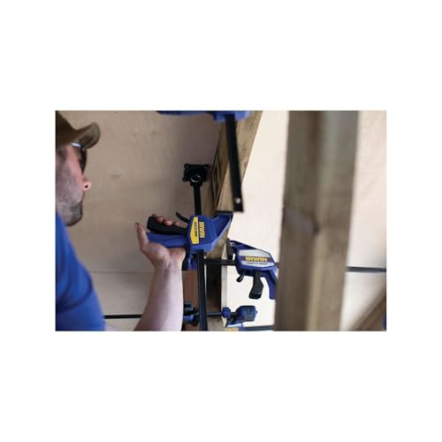 IRWINQUICK-GRIPOne-Handed Bar Clamp, Medium-Duty, 12", 1964718 - size: 12 inch, style: 12 Inch