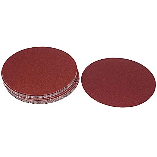 20pcs Sanding Discs 80 Grit Hook and Loop Sandpaper 7-inch Dia - size: 7-inch 80 Grit