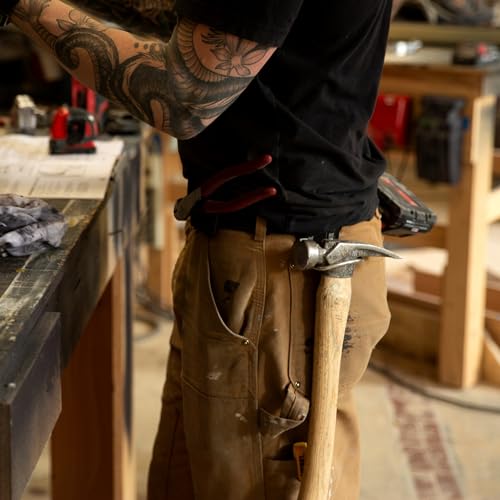 Holstery HammerMaster | Hammer Holder Loop - Clip-On Tool Belt Holster Holds Hammers, Hatchet, or Mallet - style: HammerMaster Pro