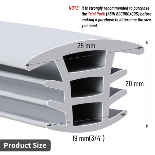 Flexible EPDM Rubber Strip (10 ft Long and 3/4 inch Wide) for Concrete Crack Repair and Replacement - Weather and Aging Resistant Expansion Joint Filler for Driveways and Sidewalks - size: 3/4", 10 ft