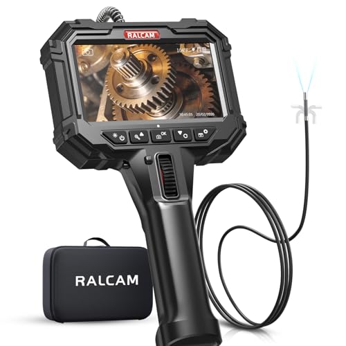 Ralcam Two-Way Articulating Borescope for Mechanic Automotive HVAC Wall - size: 5FT