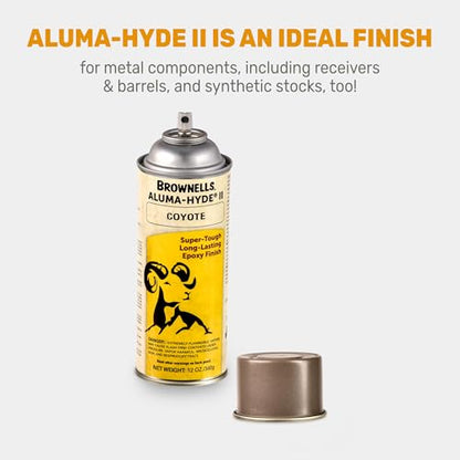 Brownells Aluma-Hyde II Epoxy Based Firearm Finish Spray Coating Protection Paint, Aerosol Can, 12 oz. (340g) Coyote - color: Coyote